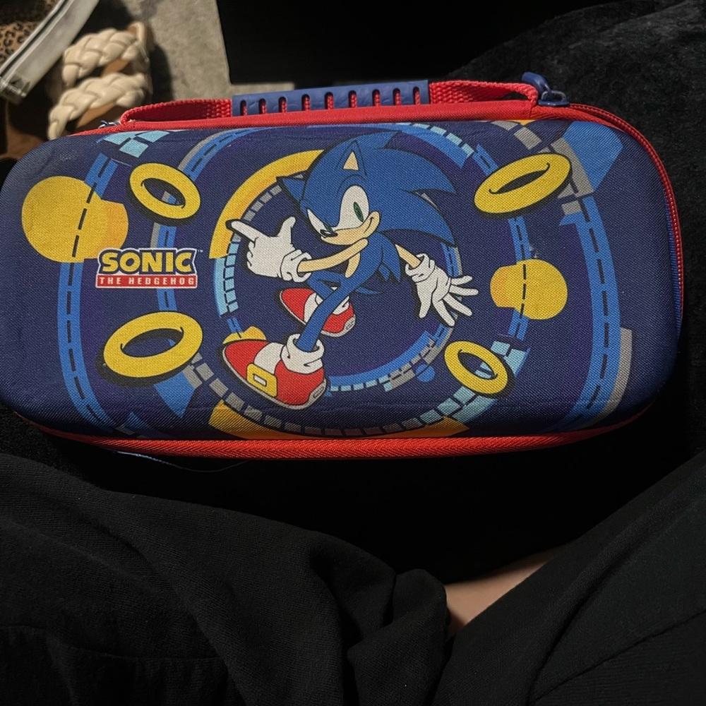 Sonic the Hedgehog Blue and Red Nintendo Switch Case